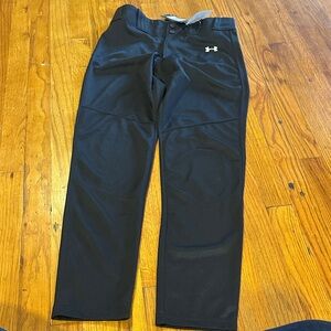 Under Armour Midnight Black long baseball pants VERY small